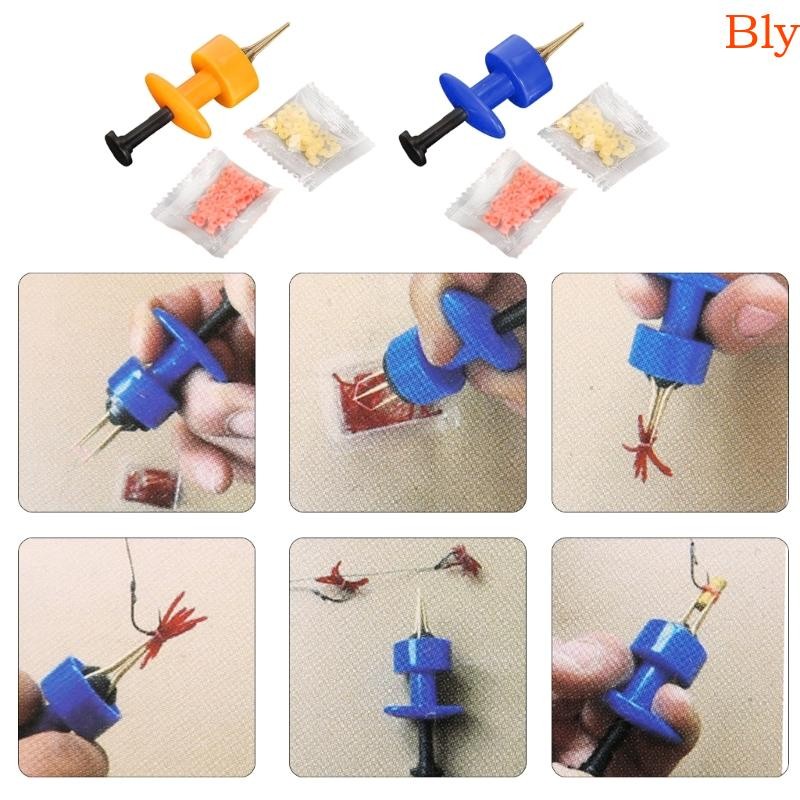 Bly Portátil Iscas Pesca Clipe Profissional Minhoca Bloodworm Equipamento Acessórios Dispositivo