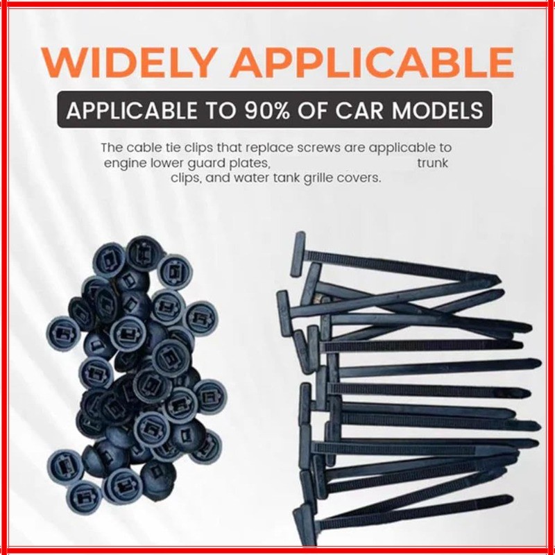 fender Fivela De Braçadeira De Cabo Universal De Nylon Automotivo Com Travamento Automático Gravata Que Balança Os Métod