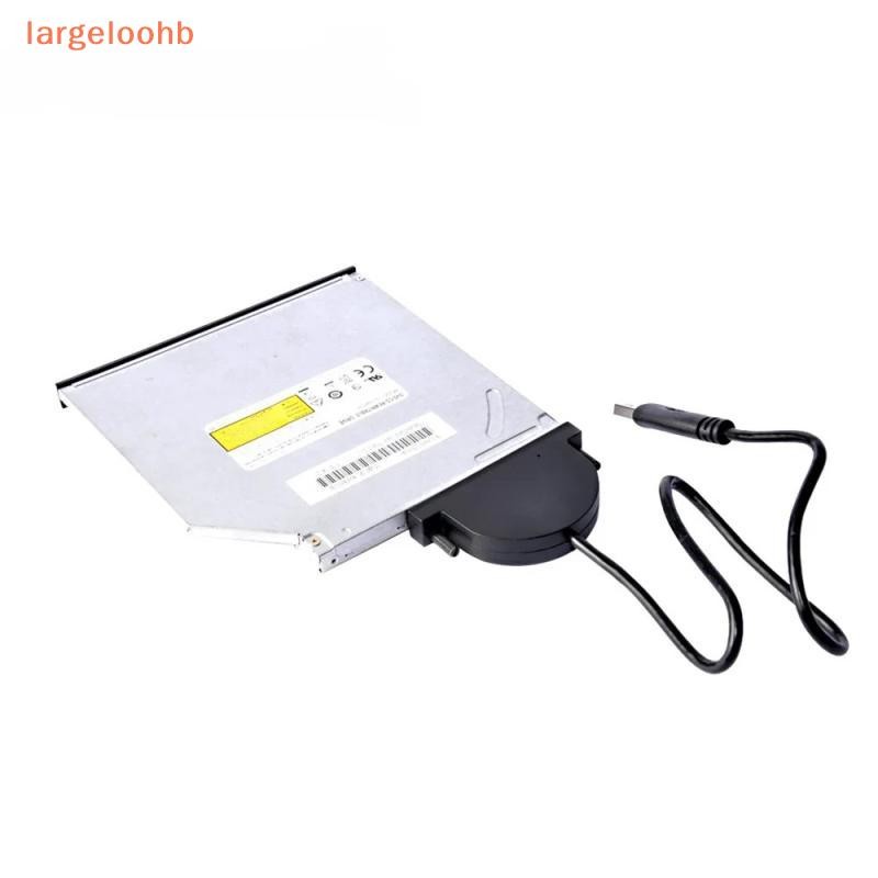 [largeloohb] Cabo USB 2.0 SATA Adaptador De Driver Óptico De Unidade CD/DVD-ROM Para PC Laptop Notebook