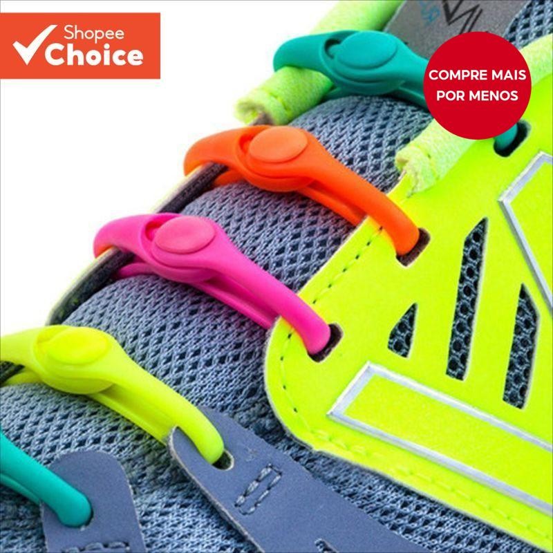 Conjunto De 12 Peças De Cadarços Elásticos De Silicone Preguiçosos Sem Amarração Para Tênis , De Corrida E Botas-Confort