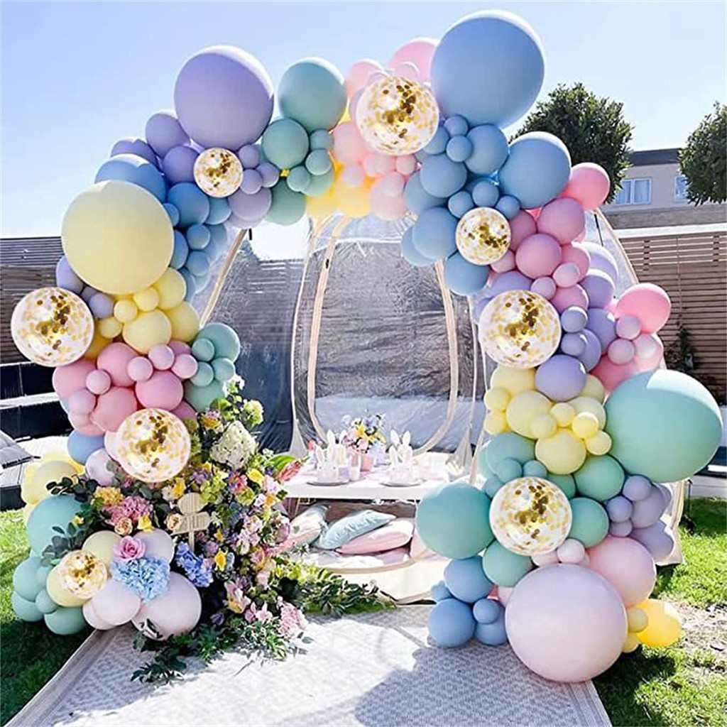 Balão Bexiga Liso Balões Colorido Kit 165 Peças Aniversário Festas Para Casamento