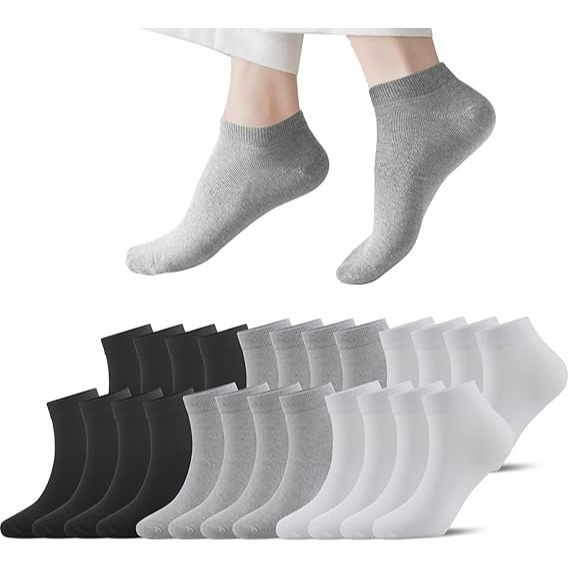 Meias Masculinas 24 Pares Meia Soquetes Meia Algodão 40-46