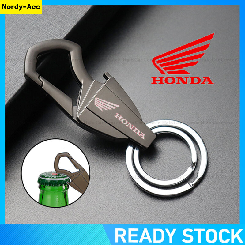 Honda Motocicleta Chaveiro Liga De Metal Logotipo Criativo Fivela Acessório Pronto Estoque Transporte Rápido Durável Cha