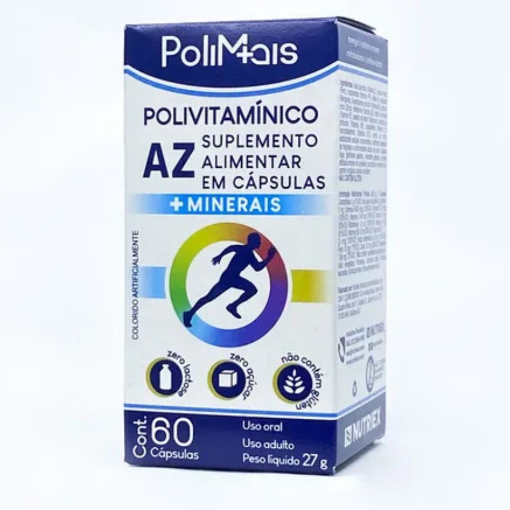 Polimais Polivitamínico A-z C/60 Cápsulas Nutriex