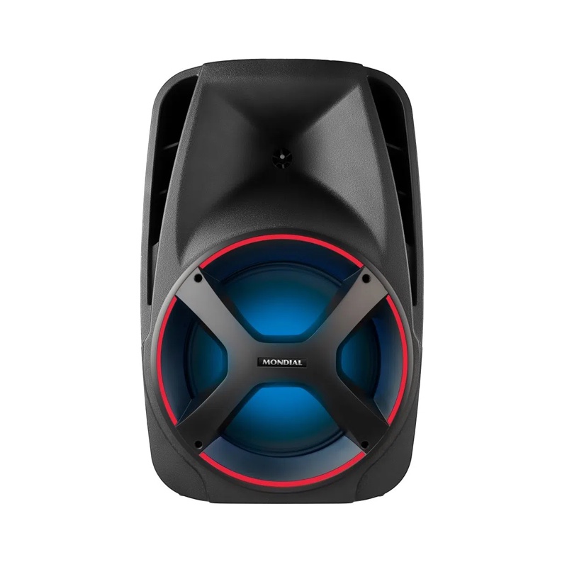 Caixa de Som Bluetooth Amplificada,Mondial,Connect Power II,Bivolt,550W RMS - CM-550, PRETA/VERMELHA
