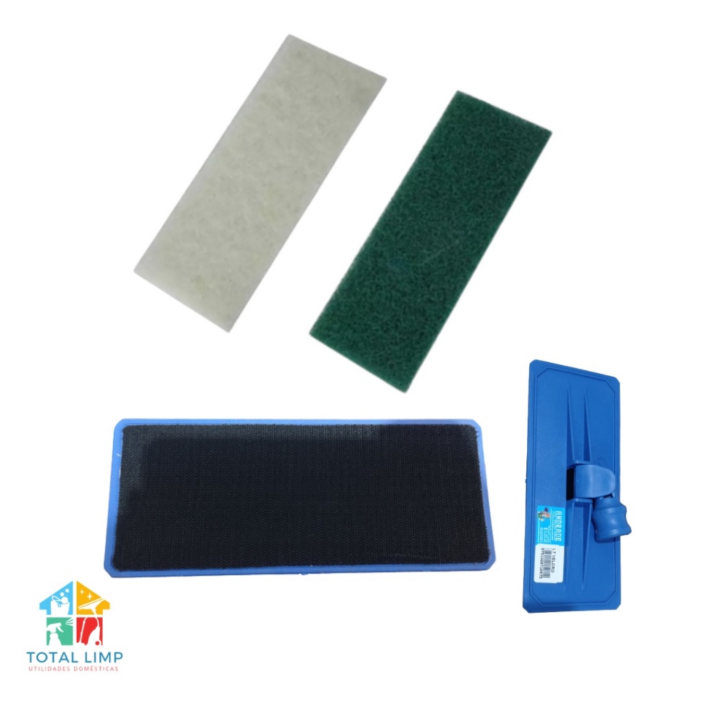 KIT SUPORTE LT LIMPA TUDO- VELCRO + FIBRA LEVE E GERAL