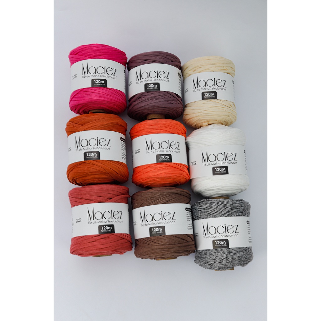 Fio De Malha Maciez 25mm - 120 Metros Diversas Cores