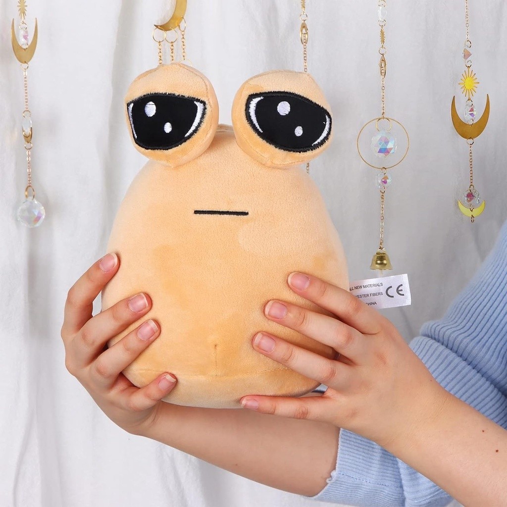 Pou de Pelúcia 22 cm - Brinquedo Encantador para Crianças Decoração Presente Infantil