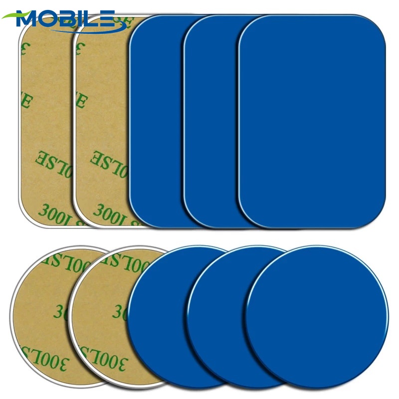 Suporte Magnético Para Telefone Celular Carro Acessórios Móveis Universal Placa Metálica Aço Inoxidável Todos Os smartphones