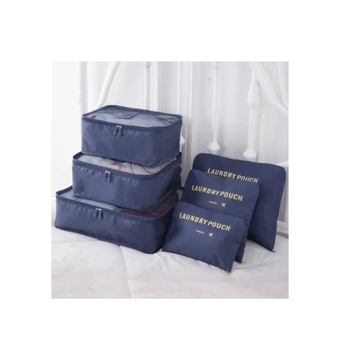 Organizador de Mala de Bagagem Viagem kit 6 peças bolsa