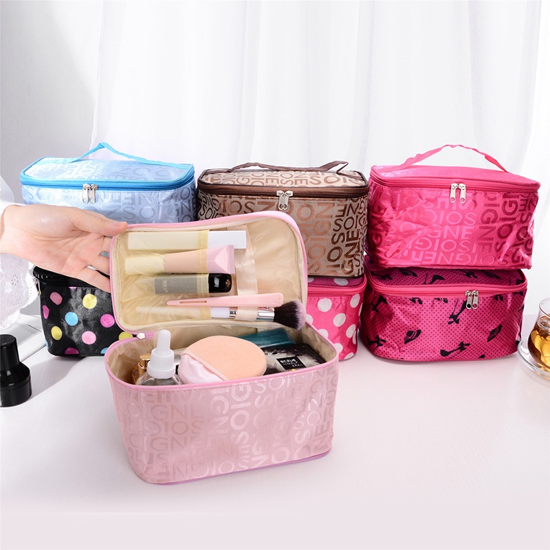 Bolsa Necessarie Frasqueira Organizadora Estampada para maquiagem e Acessórios HH Utilidades