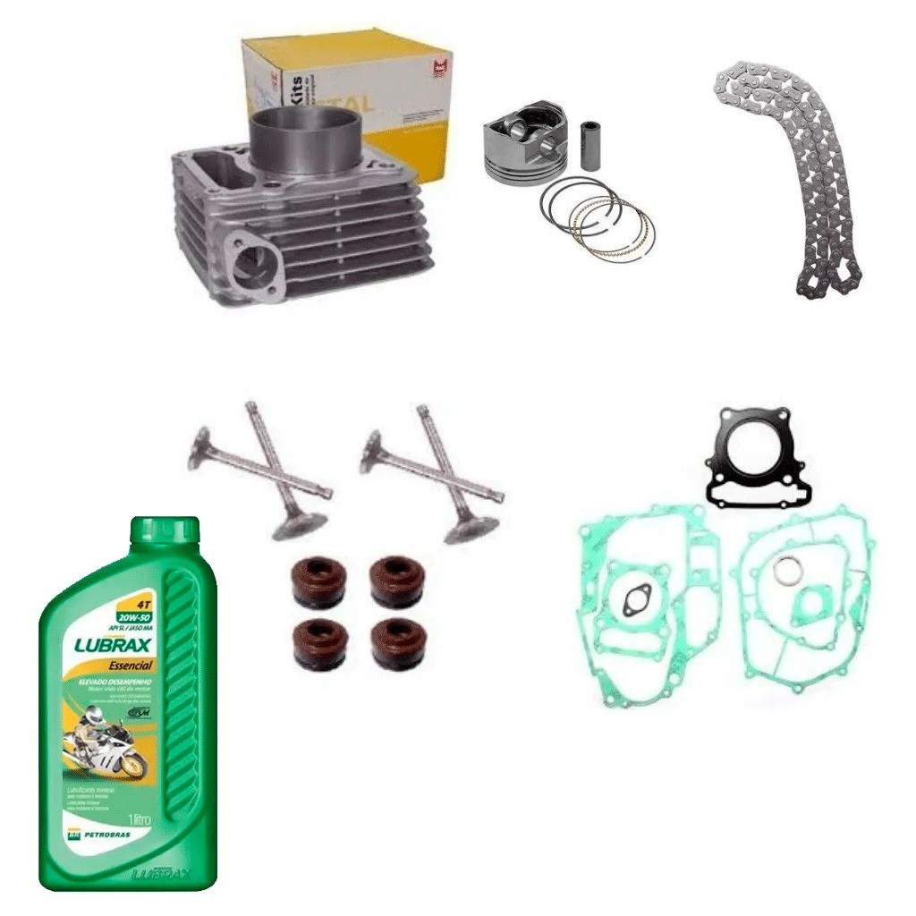Kit Cilindro Motor Completo Cbx 250 Twister Tornado ATE 2008