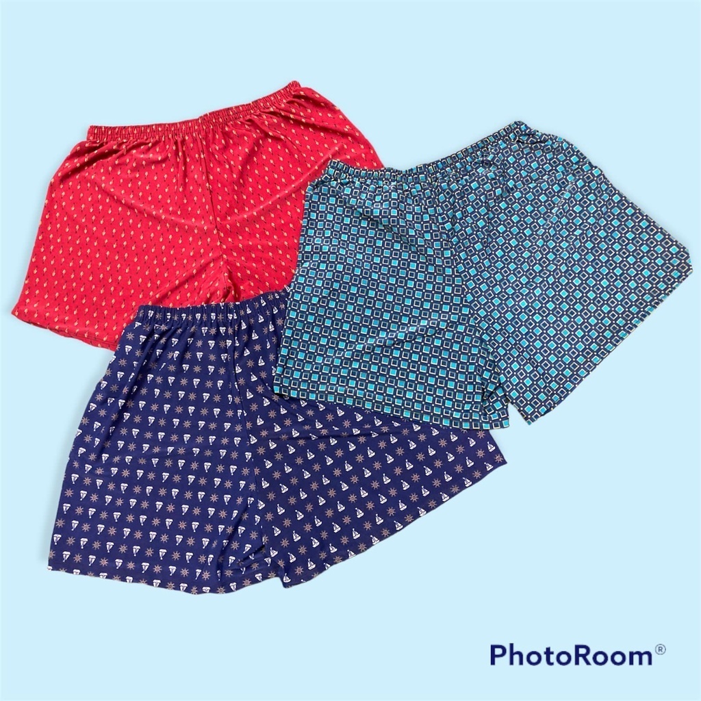 kit com 3 Samba Canção Shorts de Dormir em Liganete Malha Fria BELLUS