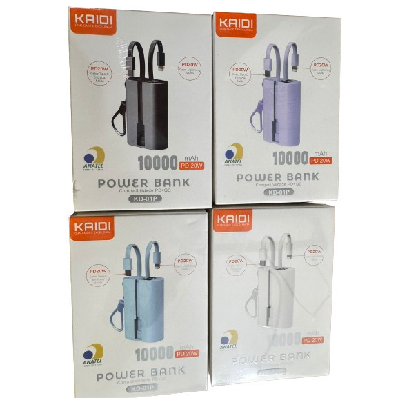 Carregador Power Bank 10.000mah KD-O1P