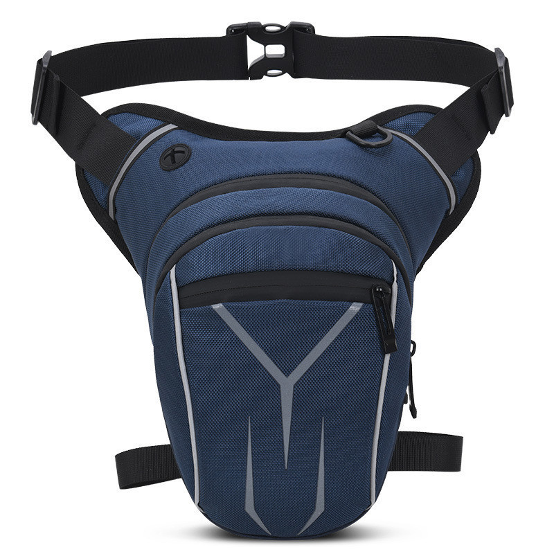 Bolsa tática masculina para perna, bolsa de cintura para motocicleta, bolsa tática multifuncional à prova d'água