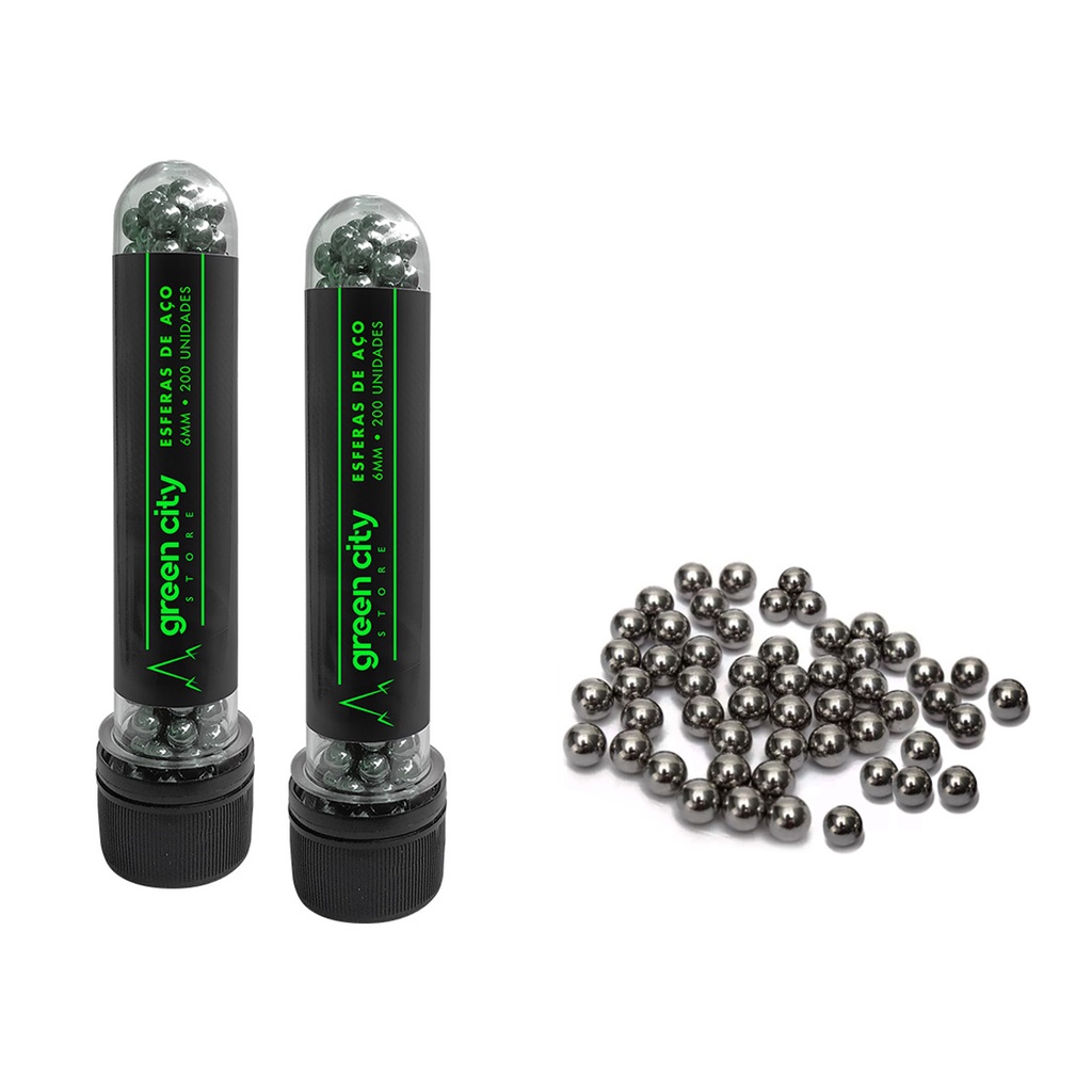 400 Peças Pellets Esferas de Aço Carbono 6mm Para Rolamento Sem Tempera