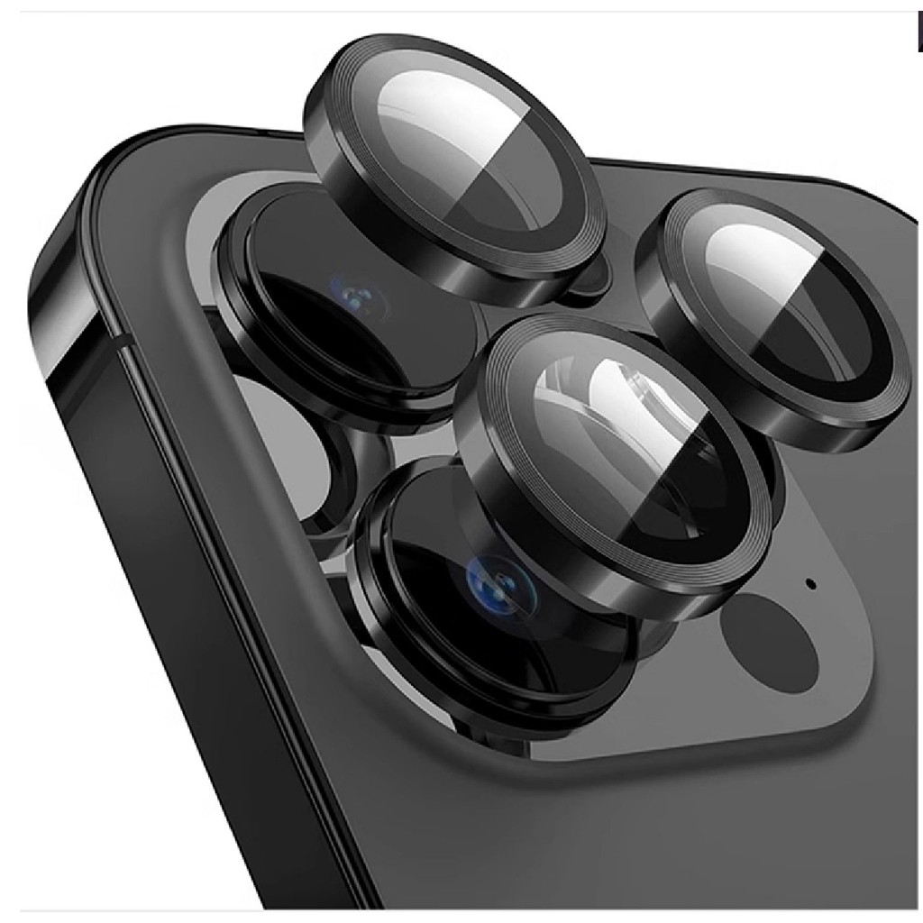 Kit Película Lente De Câmera Compatível Com iphone 11 12 13 14 15 16 17 Pro Max Liso