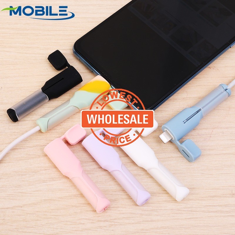 [Preços No Atacado] Protetor De Cabo De Dados-Manga USB-Silicone Macio , Anti-Quebra , Evita Dobra-Capa Protetora De Cab