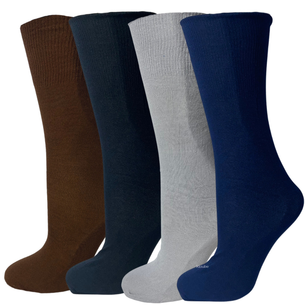 Kit Meias Masculina Social Cano Longo Confortável Kit 3, 6, 12 Pares