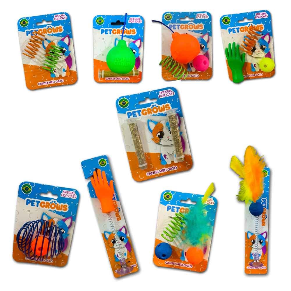 Brinquedo para Gato Kit COMPLETÃO - Petgrows