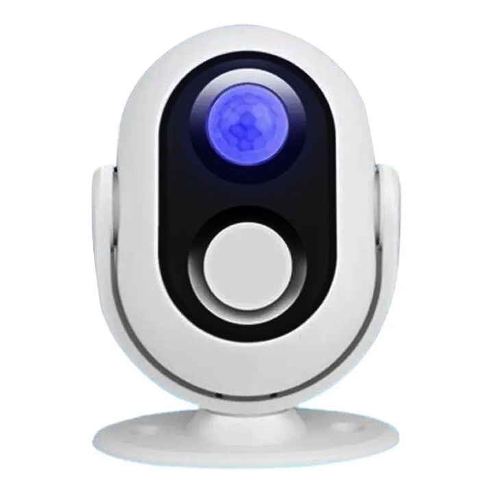 3 em 1 Sensor de Presença Para Lojas Alarme E Anunciador Bem Vindo Premium casa bom