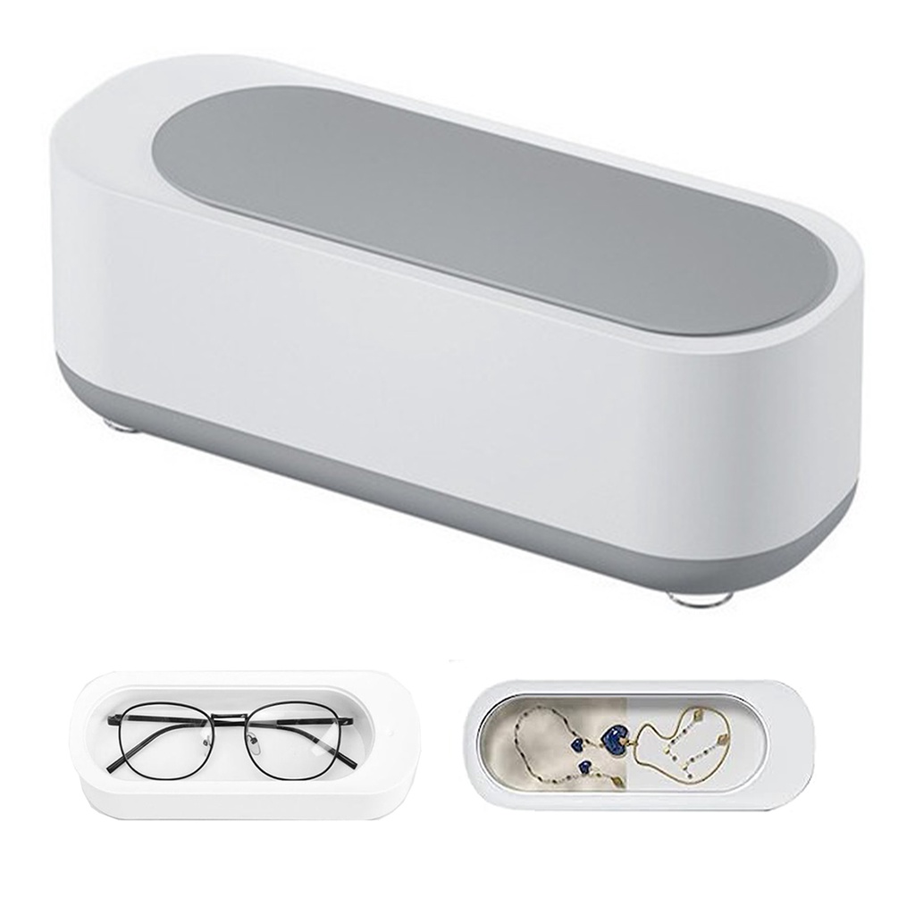 Limpador Ultrassonico Oculos Acessorios Joias Aneis Multiuso Pincel de Maquiagem Estojo Portatil Alta Frequecia