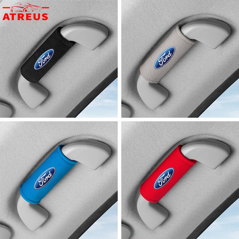 Ford Tampa Protetora De Apoiador de Braço Carro Interna Carros Tampas De Proteção De Maçaneta Fluff Para Ford Ka Focus mk2 Ranger new Fiesta Fusion Ecosport Edge