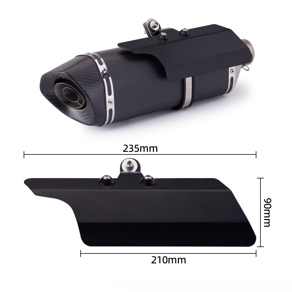 Tampa Anti-Calcário Do Tubo De Escape Da Motocicleta Resistente Ao Calor Protetor Térmico De Aço Inoxidável Silenciador