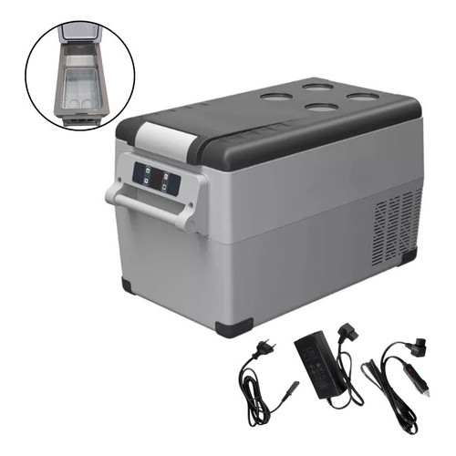 Geladeira Quadrivolt Portátil 35l Caminhão Motorhome Van