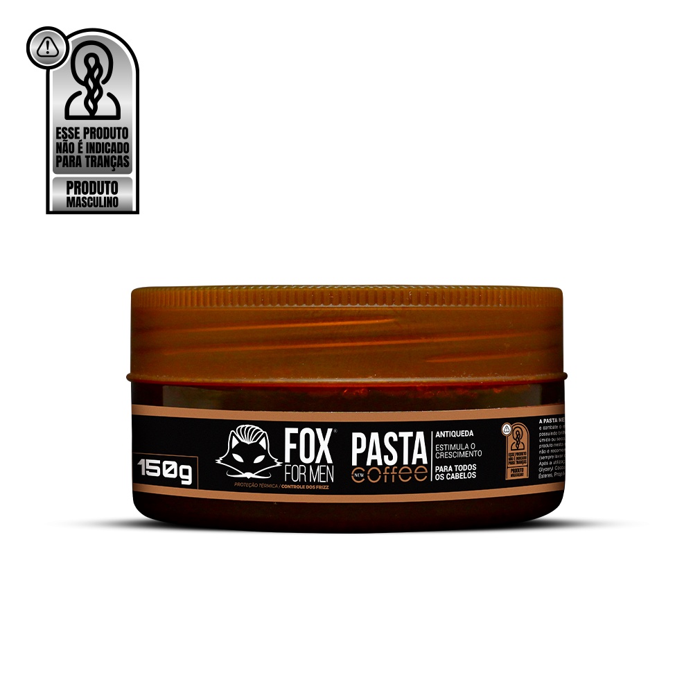 PASTA MODELADORA CAPILAR NEW COFFEE 150G - FOX FOR MEN