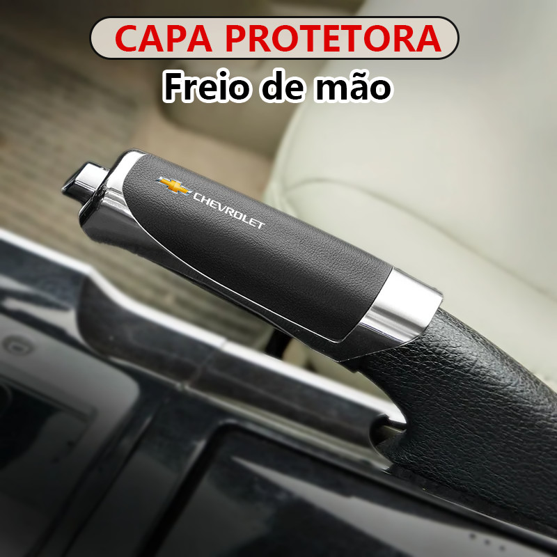 Para Chevrolet Capa Decorativa Antiderrapante para Freio de Mão Onix Tracker S10 Spin Prisma Equinox Celta Cruze