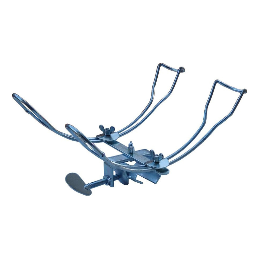 Suporte Para 02 Varas Borda De Barco Tipo Morcinha Hobby