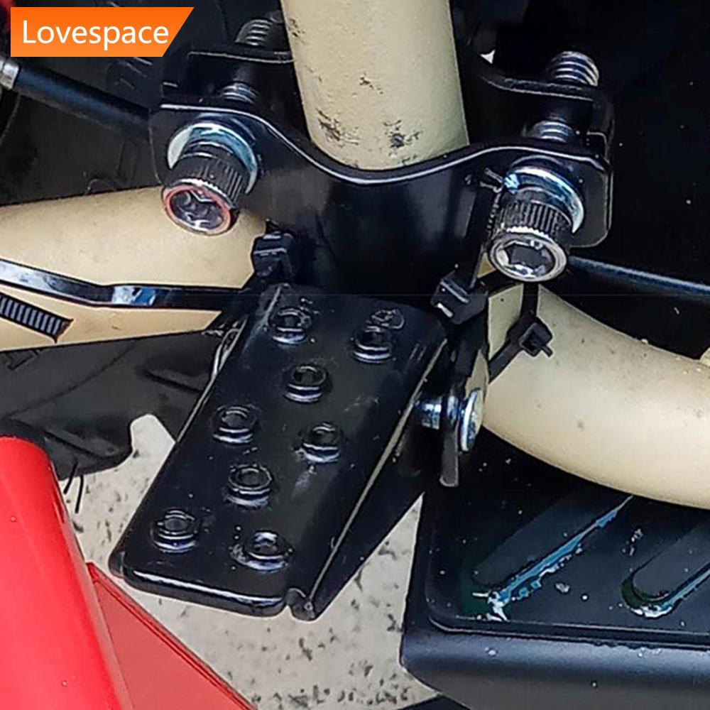 LS-STORE Universal 2Pcs Peças Para Motocicletas Retro Com Pedal Dobrável De Aço MTB BMX Pedaleira Q3S1
