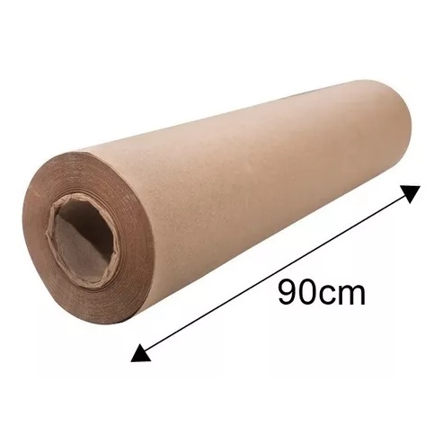 Papel Pardo Bobina Semi Kraft 60GRS 90CM 2KGs - Embalagem, Presentes e Moldes