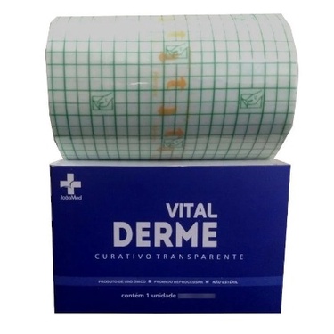 Curativo Filme Transparente Rolo 10cm X 10m Vital Derme