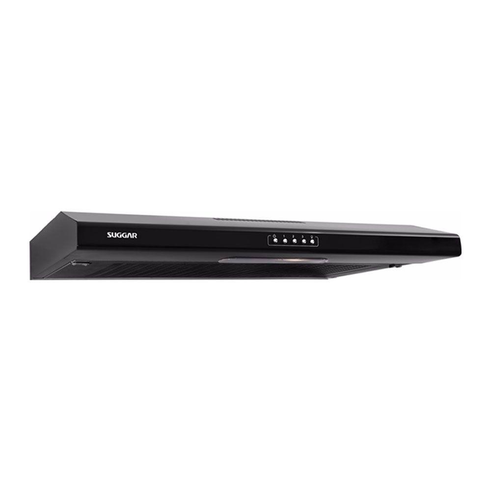 Depurador de Ar Suggar Slim 80cm 105w 3 Velocidades Preto