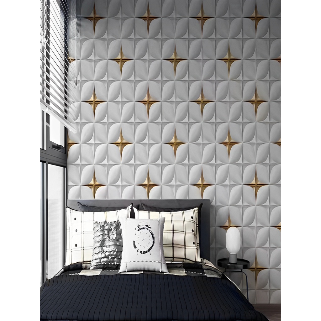 Papel de Parede Decoração 5 METROS x 45CM Adesivo 3D 30111