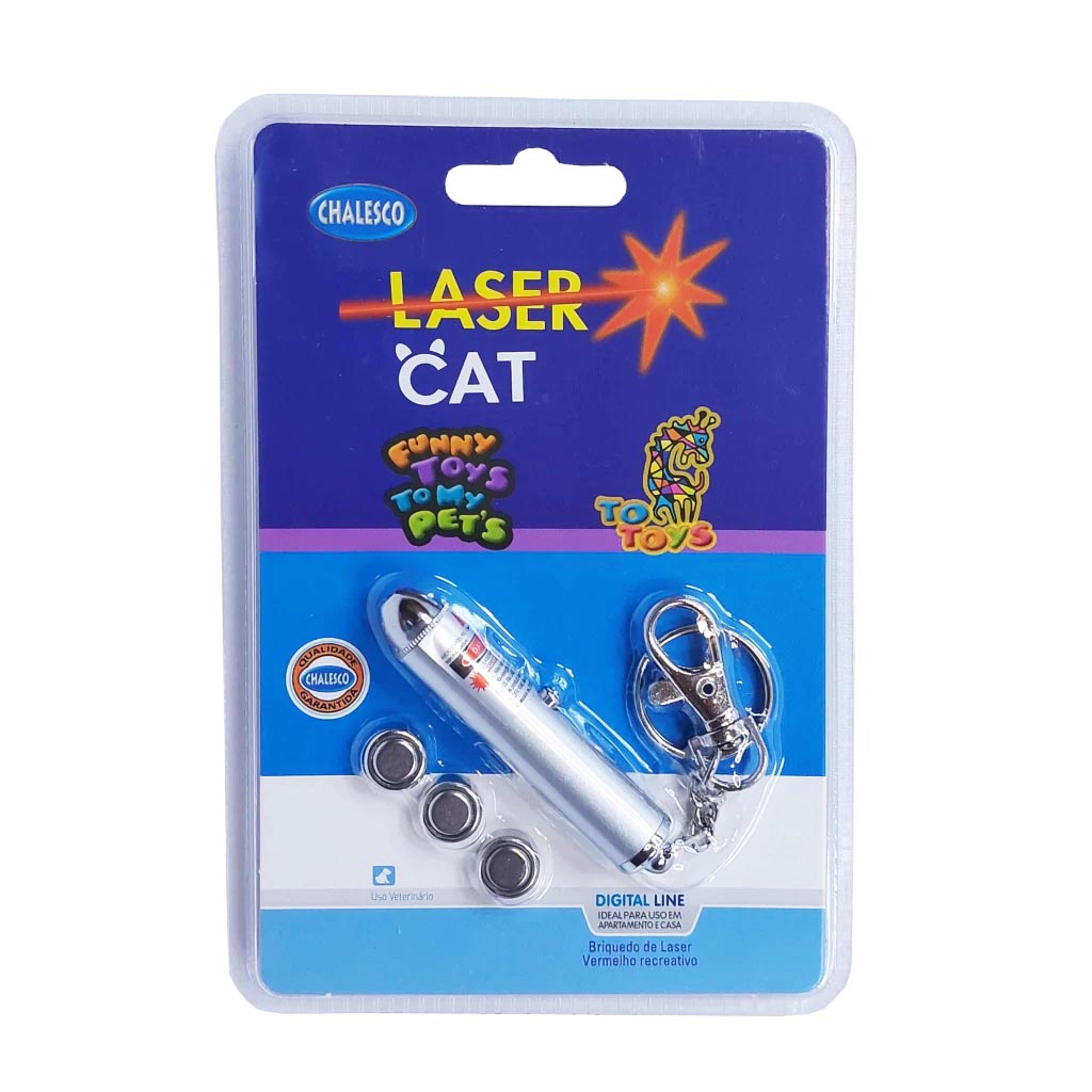 Brinquedo Laser Vermelho para Gatos - Chalesco