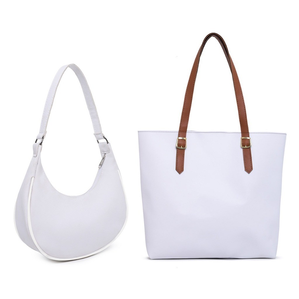 Bolsa Sacola Grande + Bolsa Meia Lua Varias Cores PROMOÇÃO ENVIO IMEDIATO