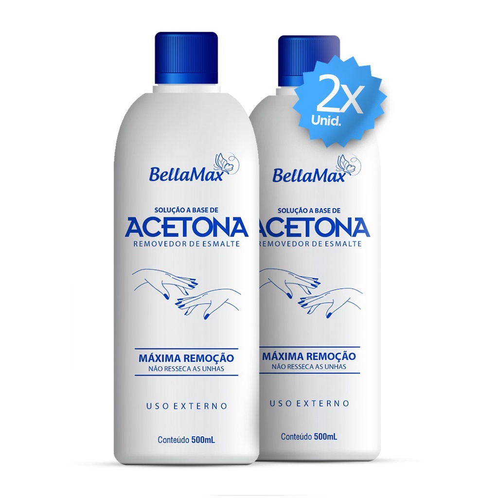 Kit 2un Removedor De Esmalte 500ML