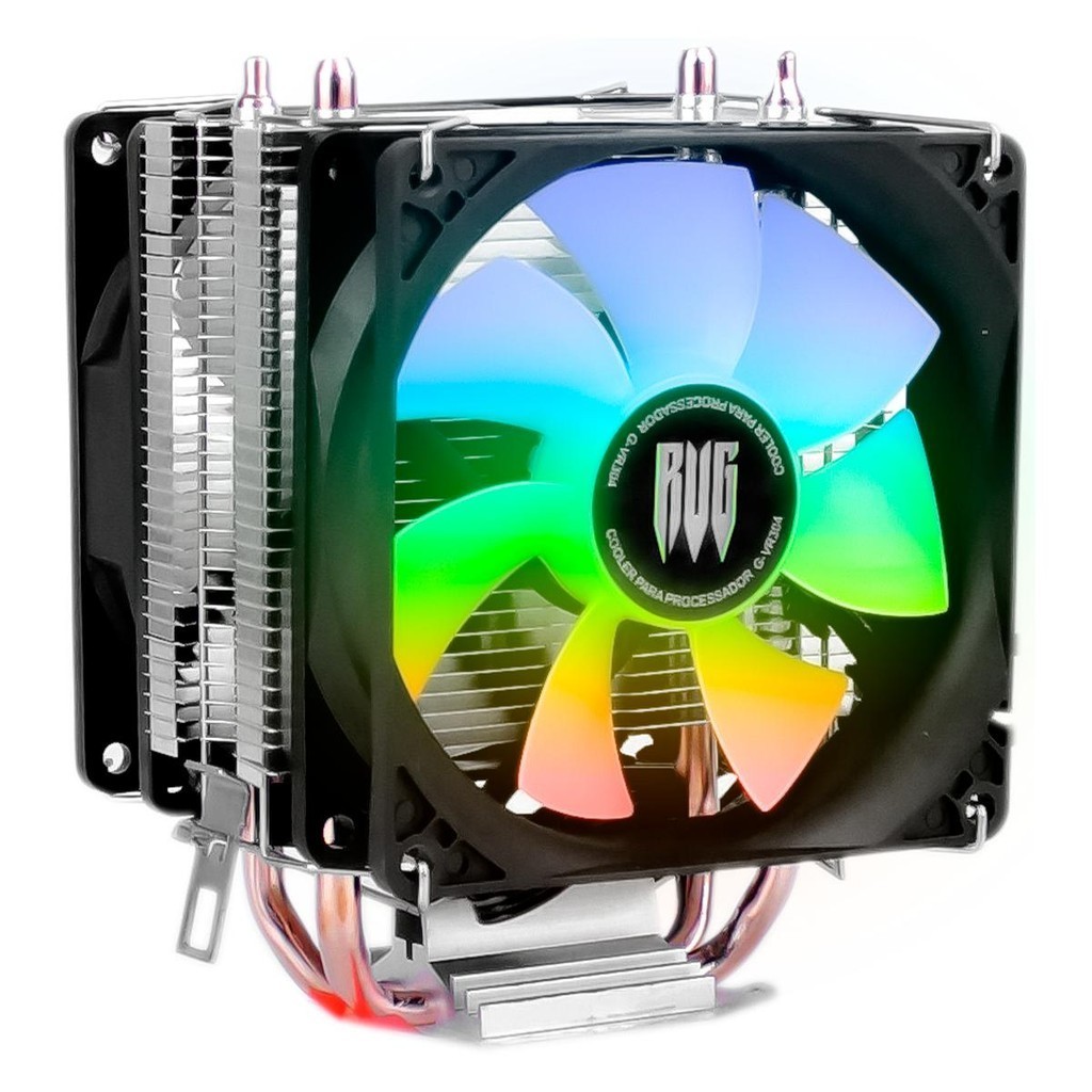 Cooler Fan Resfriamento Processador Ventoinha Silencioso RGB