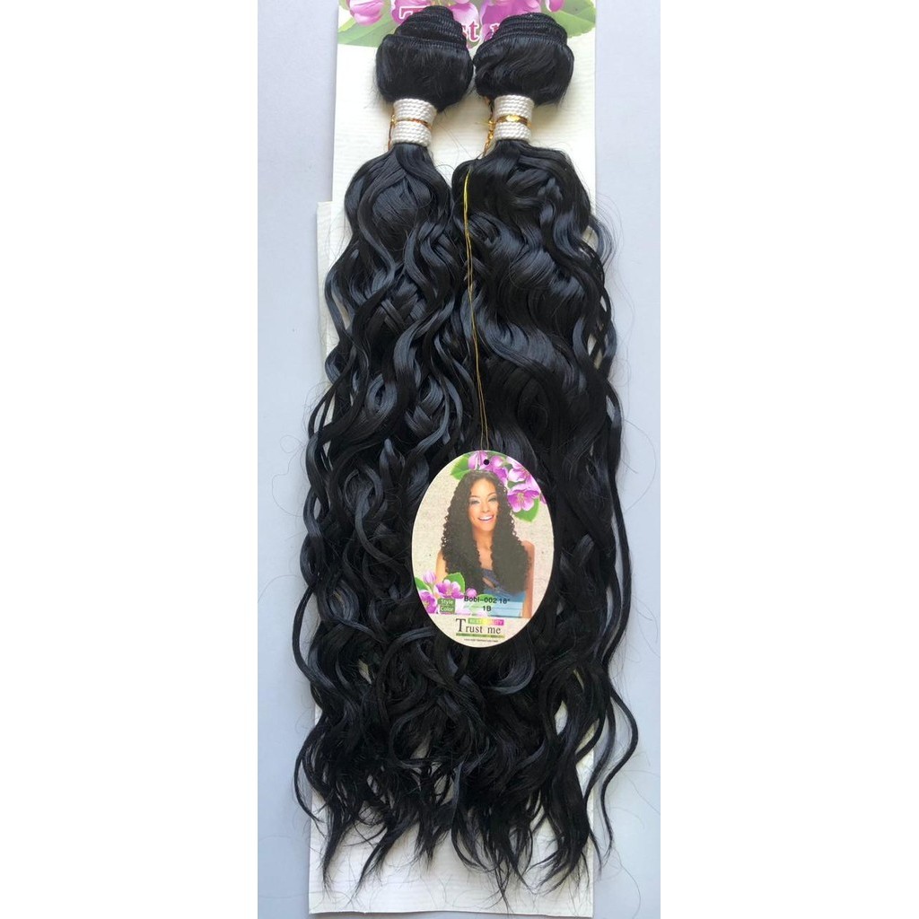 TELA PARA ENTRELACE ONDULADO - CABELO PARA APLIQUE TEMPORÁRIO COM 2 TELAS
