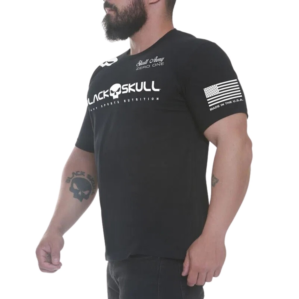 Camiseta Dry Fit Modelo Bope - Black Skull - Original