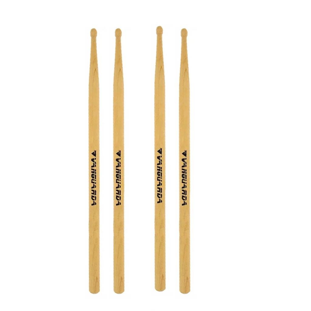 Kit 2 Pares De Baqueta Marfim 5a Bateria Profissional