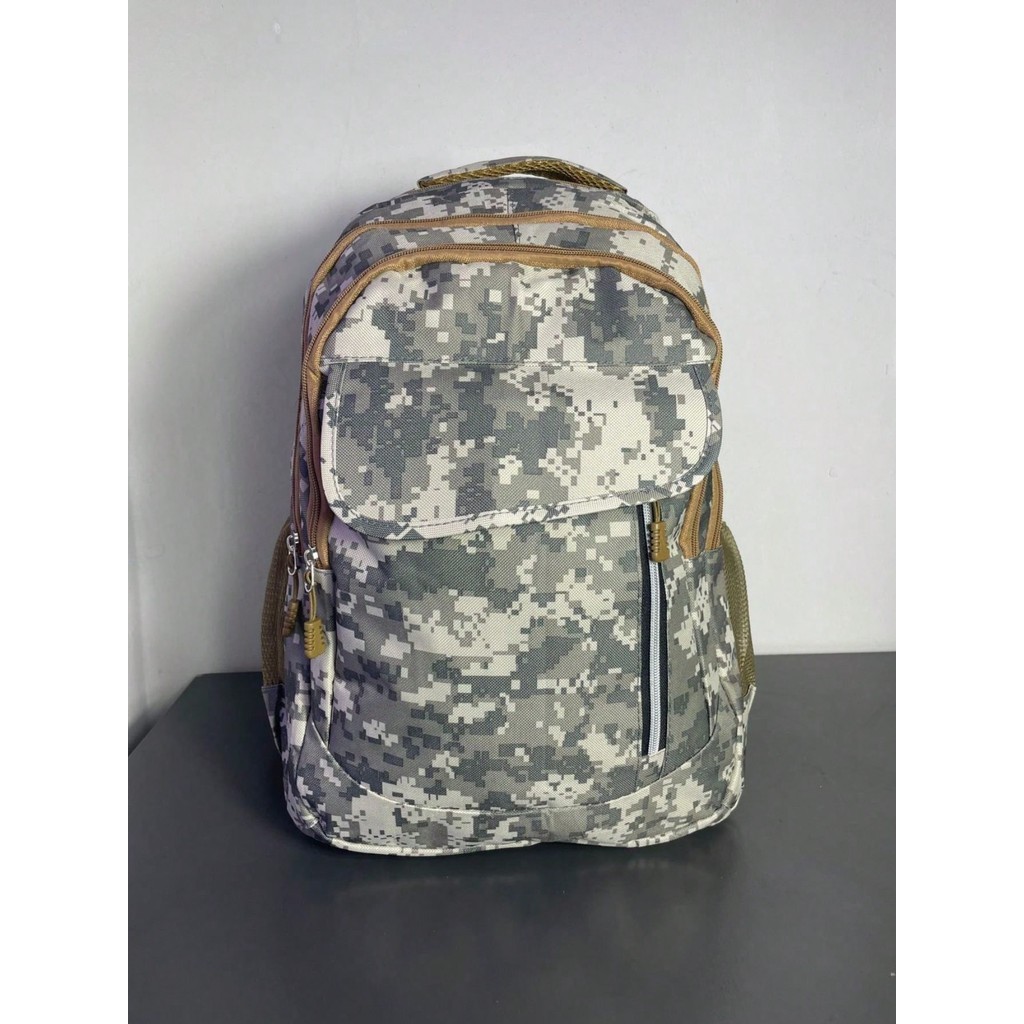 Mochila Unissex Camuflada Tendência Camping Alta Qualidade E Grande Capacidade