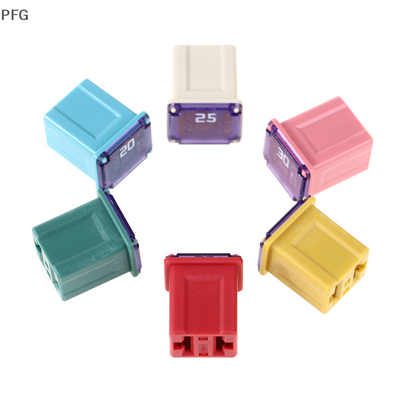 Fusível Quadrado Pfg58v 20A 25A 30A 40A 50A 60A Automotivo Para Carro 16 * 12 * 10mm FG