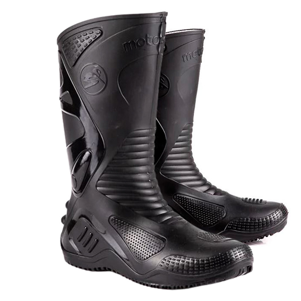 Bota Motoqueiro Impermeável Chuva Norma Abnt Nbr