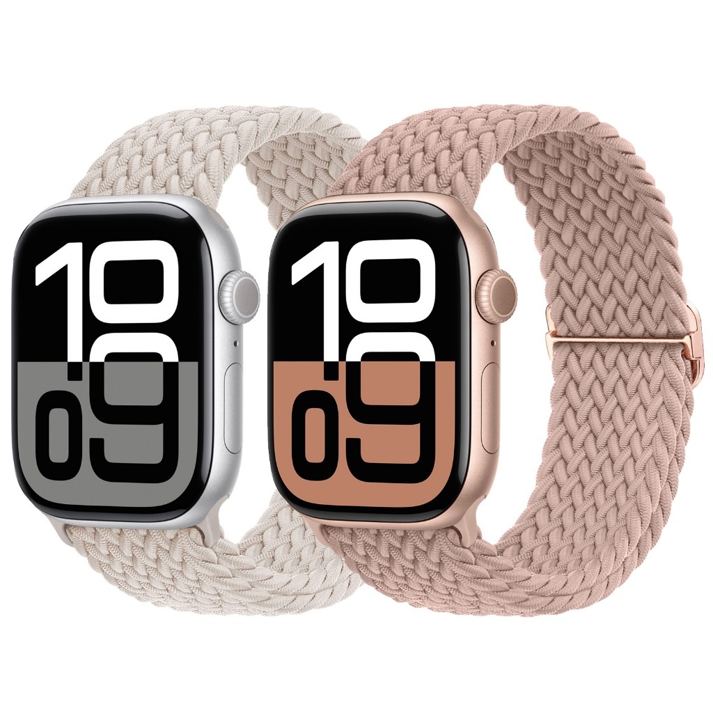 Pulseira de Nylon Compatível com Apple Watch Ultra 3 2 49mm 46mm 45mm 41mm 44 40 42mm Serie 11 10 9 8 7 SE 6 5 4 3