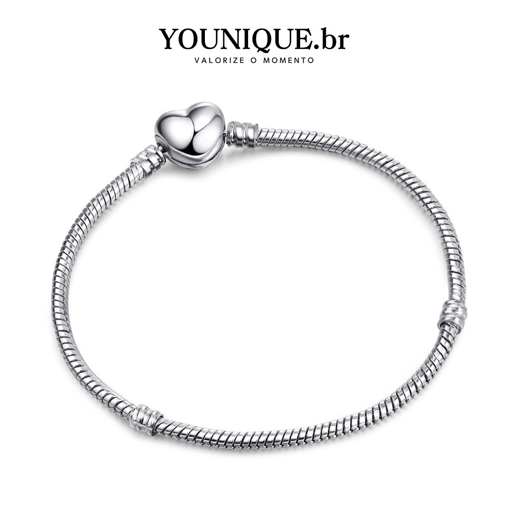 Pulseira Com Fecho De Coração Adequada Para Pulseira Antialérgica Corrente De Osso De Cobra Corrente De Pulseira Básica