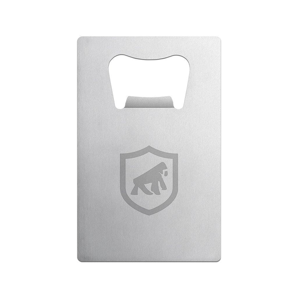 Cartão Abridor de garrafa de Metal Prateado - Gshield